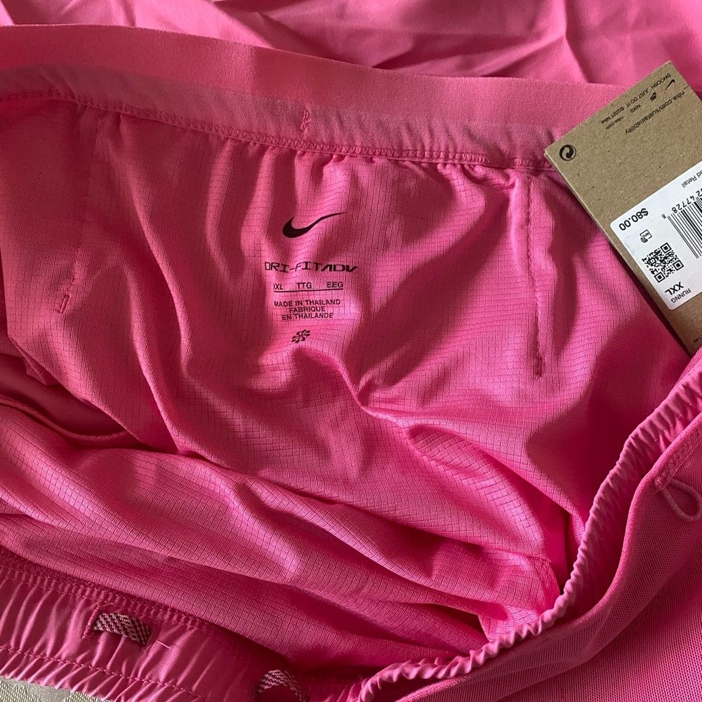 NIKE MEN'S TRAIL SECOND SUNRISE DRI-FIT 5" BRIEF-LINED RUNNING SHORTS - Picture 7 of 10